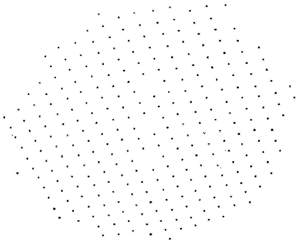 High-precision determination method of three-dimensional coordinates of pile top surface center based on point cloud data