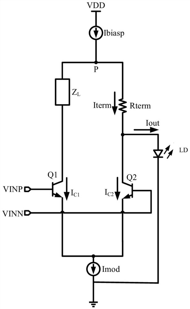 Laser-driven open circuit detection circuit