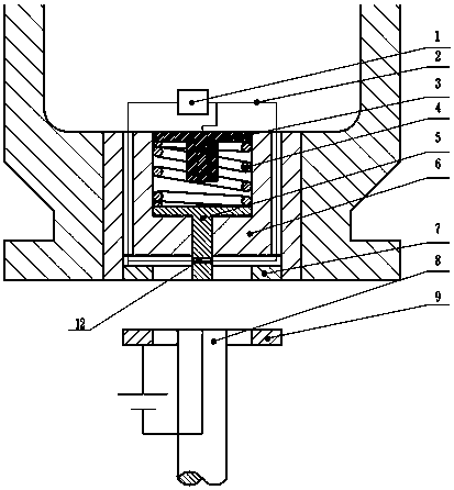 An electric shock-triggered bullet primer with a metal fuse