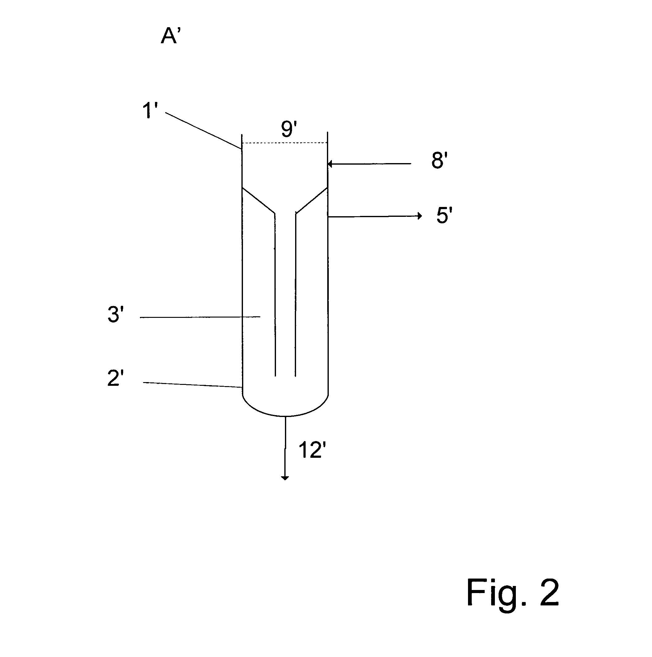 Distillation column and method for distilling acrylic acid