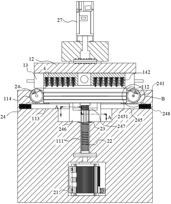 Device for testing bonding strength of composite layer of decorative plate