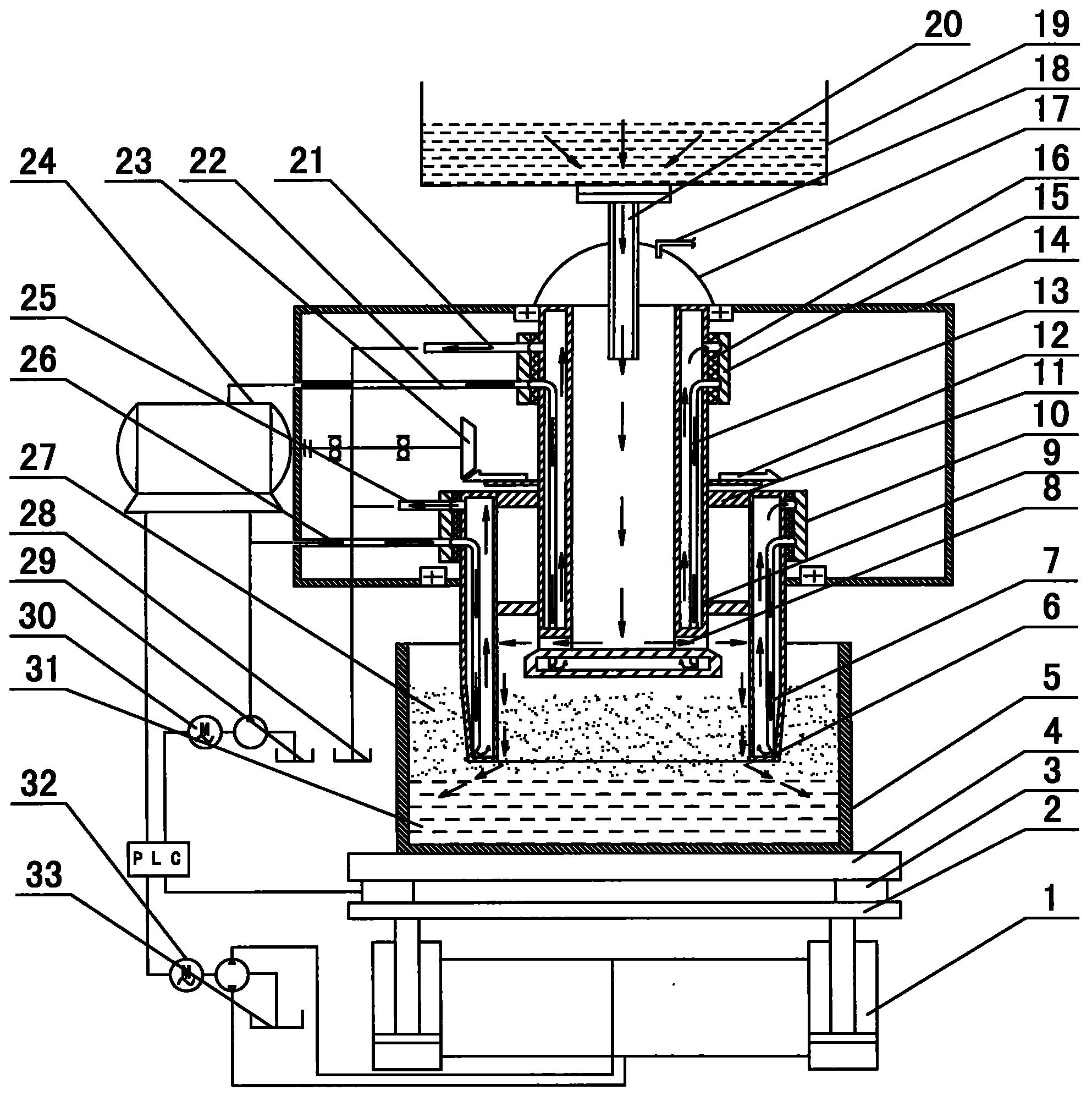 Equipment and method for removing nonmetallic slag inclusion in steel and iron smelting process