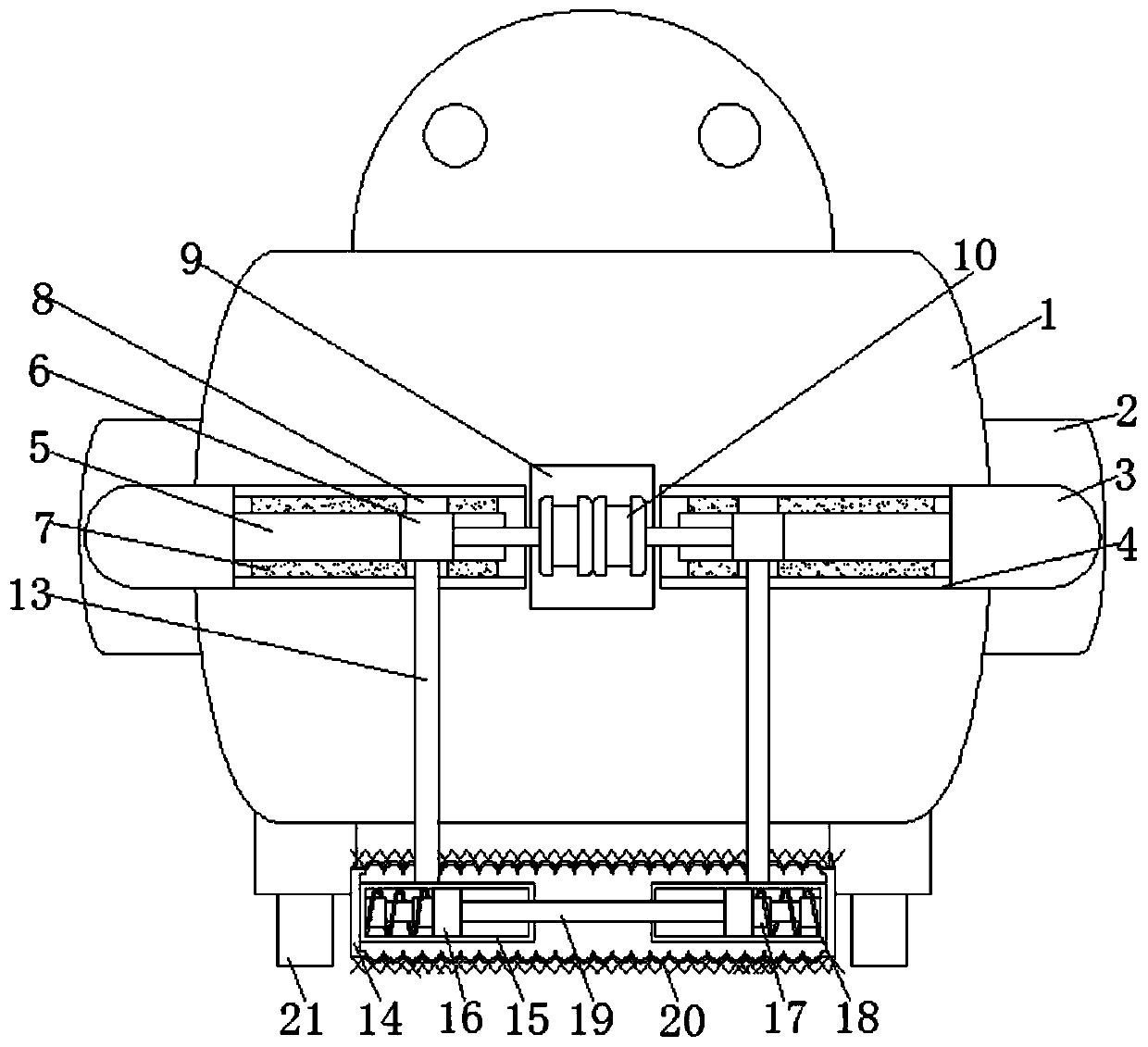 A sweeping robot and method for conveniently adjusting cleaning range