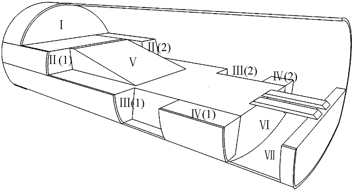 Support method of large-section soft rock large-deformation tunnel