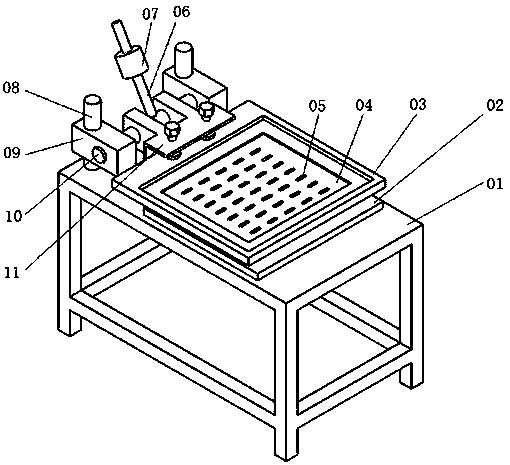 Solder paste coating apparatus for LED circuit board applied to lithium battery integrated street lamp