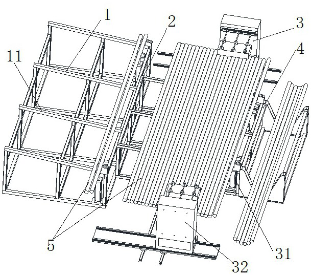 Anchor bolt thermal shrinkage production line