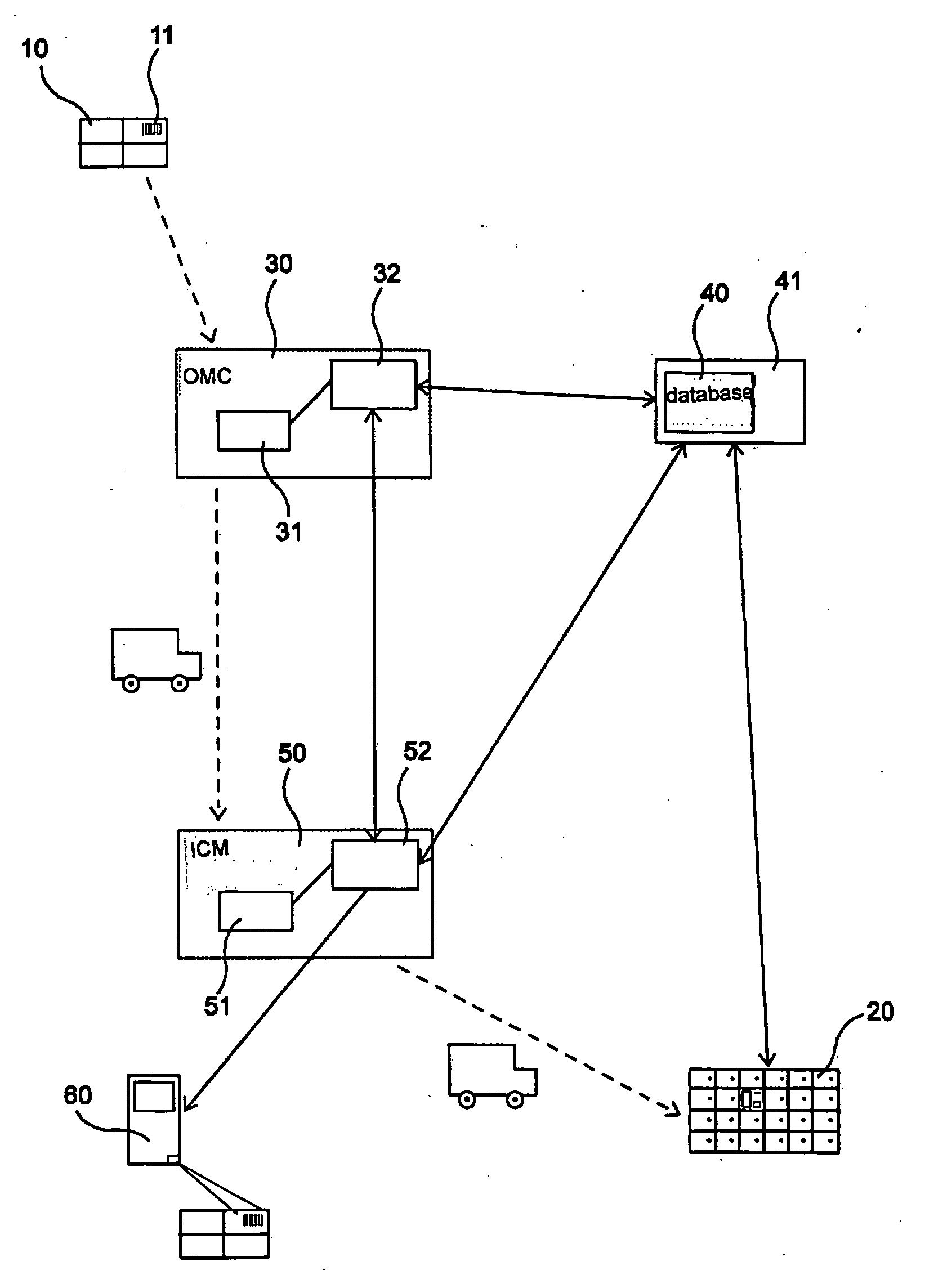 Method and arrangement of devices for processing mail items addressed to post office box systems within a postal transportation and mail distriburion system