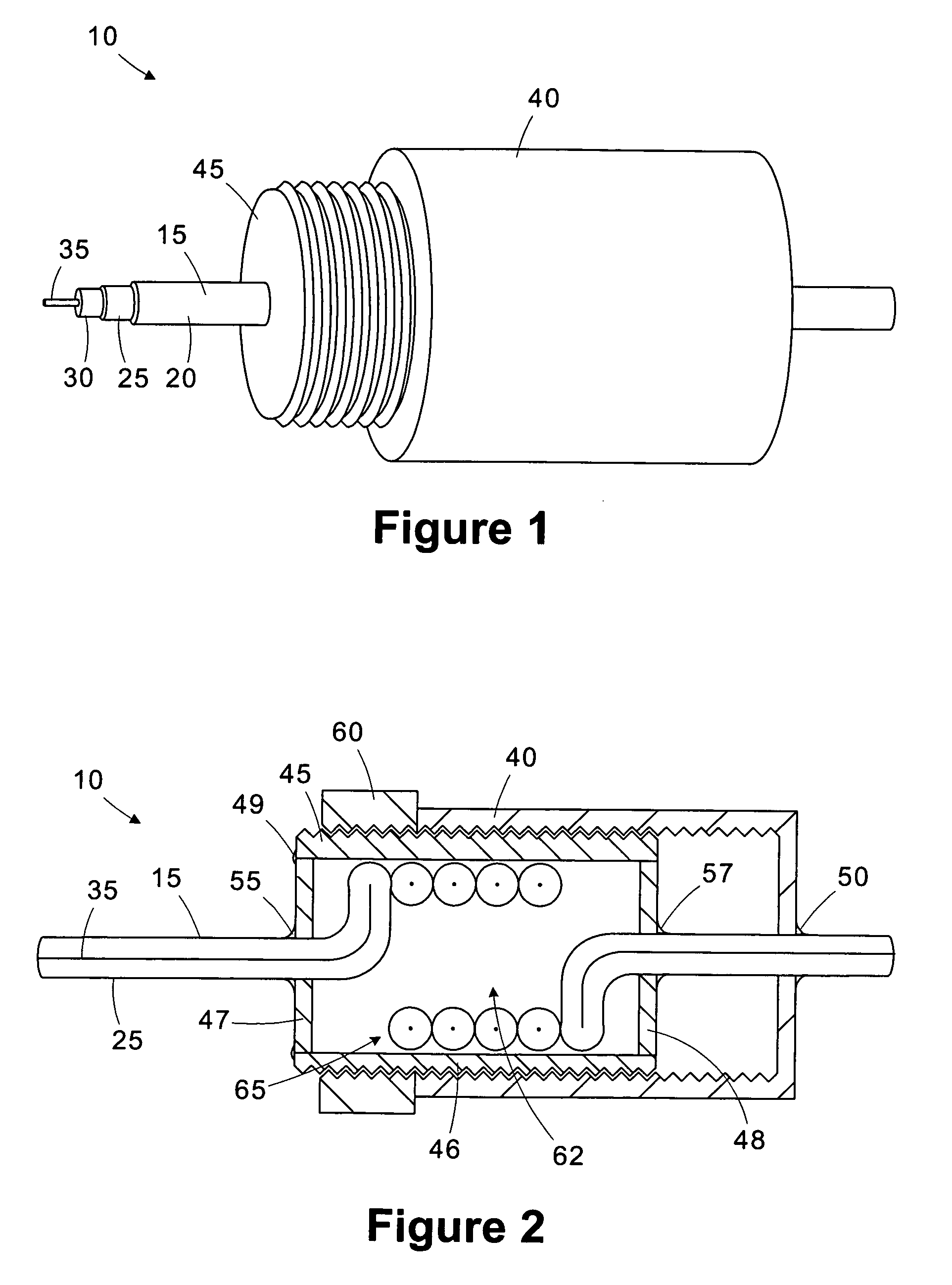 Tunable resonant cable trap