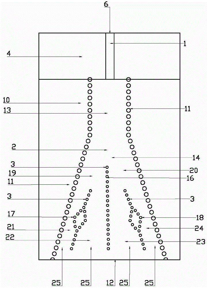 Amplitude-calibrated packaged sandwich antenna with embedded plated though holes