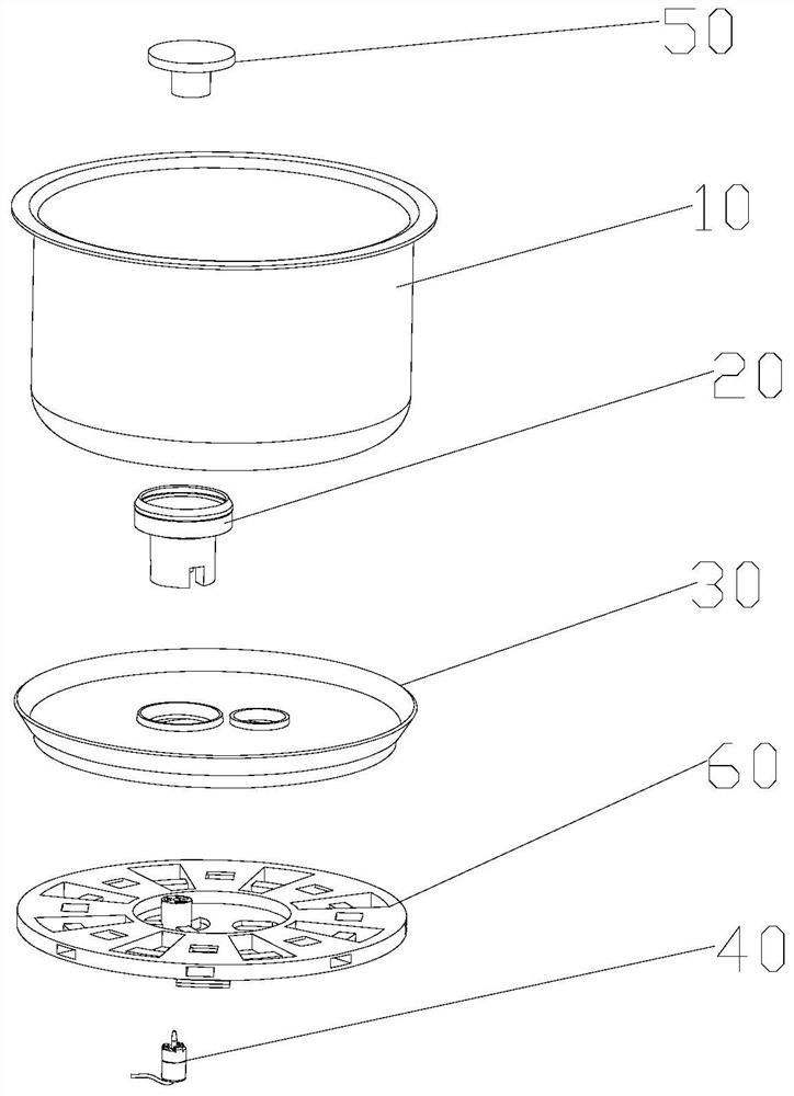 Inner pot components and cooking utensils