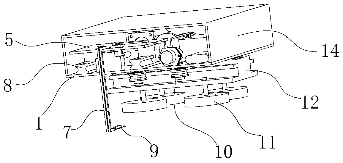 Robot for clearance measurement-compensation during composite assembly and clearance compensation method