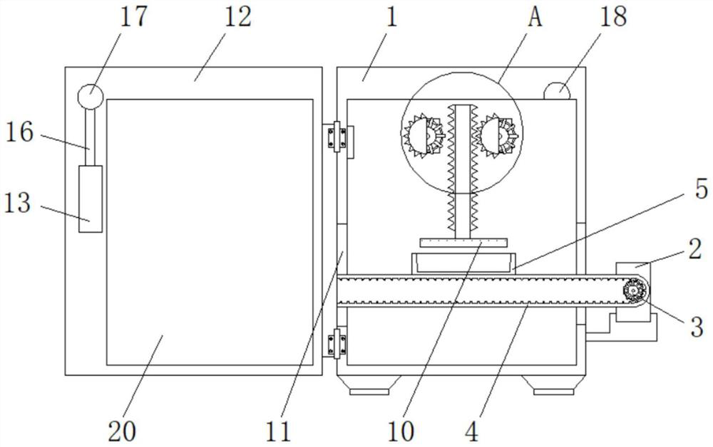 Quartz sand fracturing device