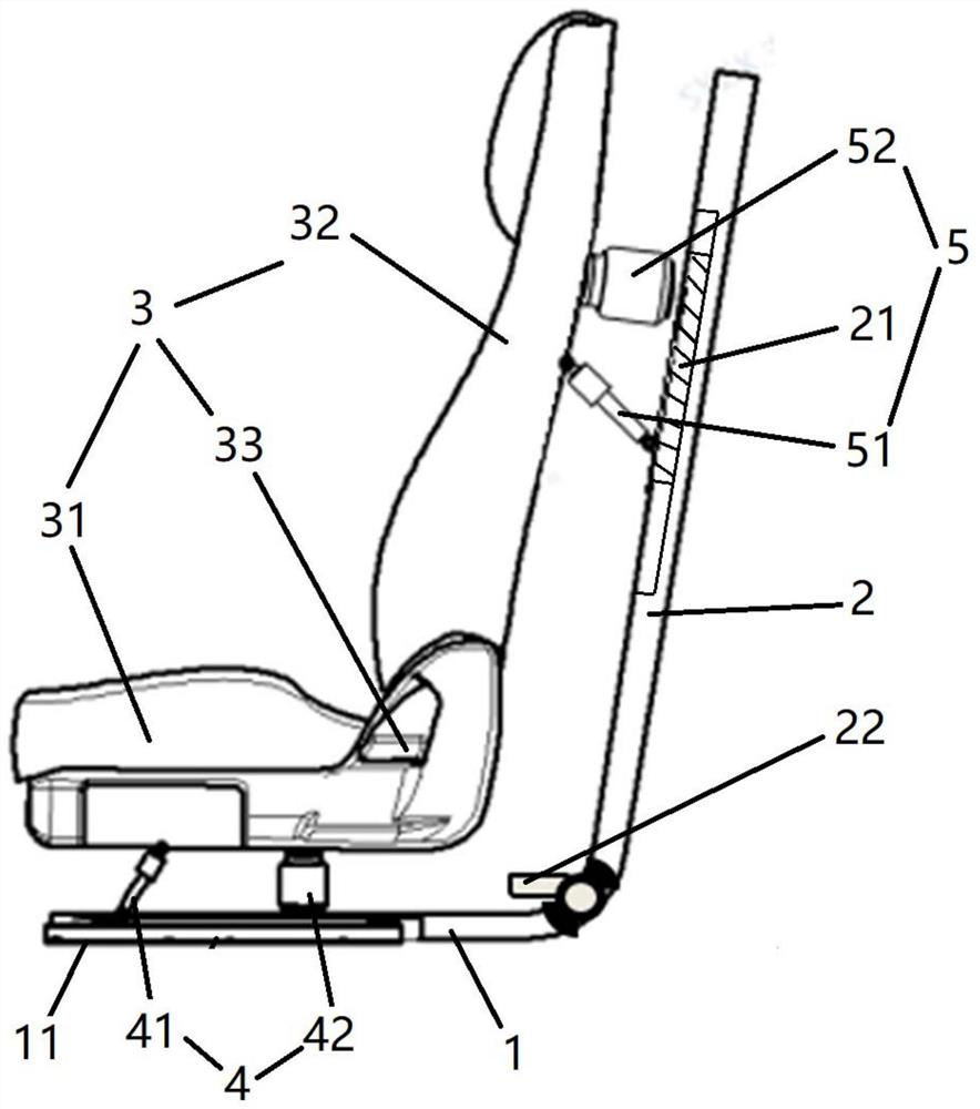 Commercial vehicle seat damping system