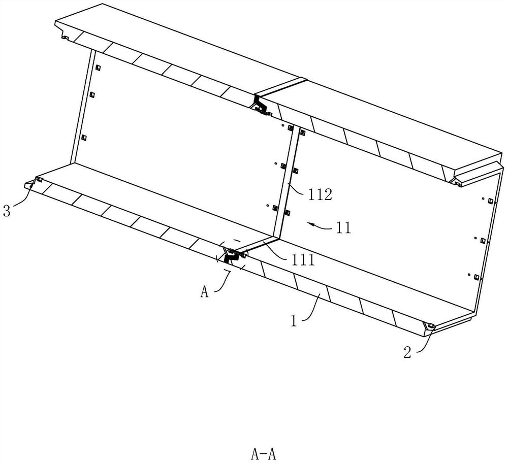 Waterproof structure of box culvert deformation joint