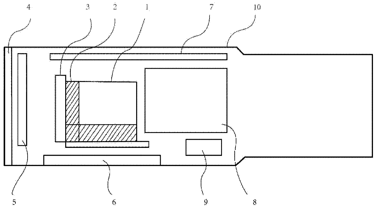 Magnetoencephalogram detection device and method based on atomic magnetometer/magnetic gradient meter