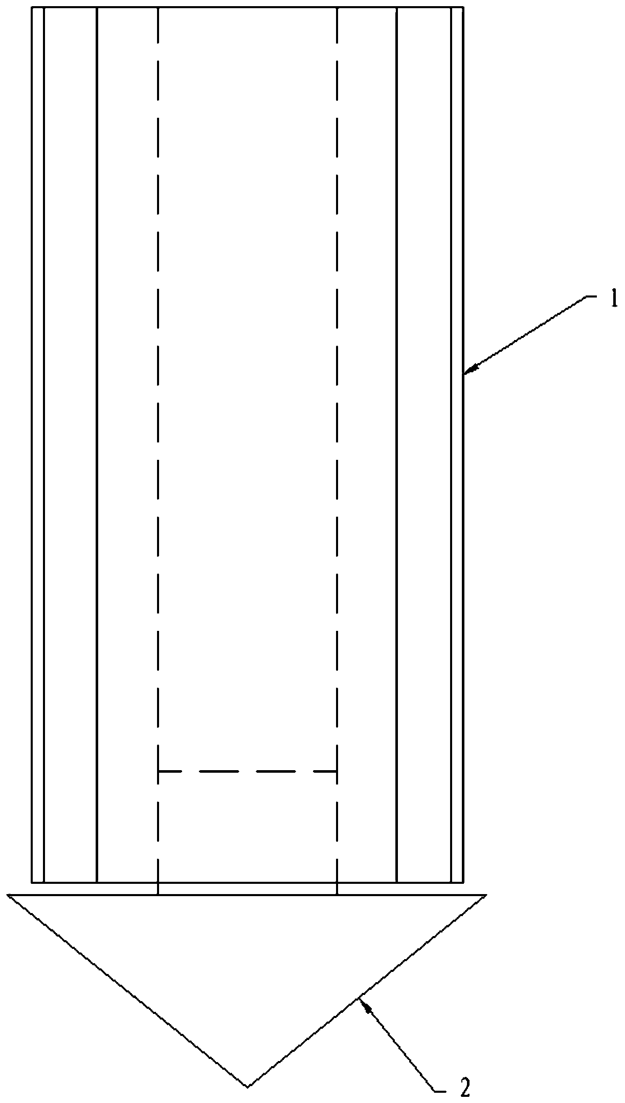 Environment-friendly aluminum copper rare earth alloy vertical earthing electrode and preparation method thereof