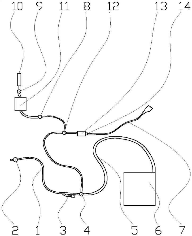 Method applied to intra-abdominal pressure monitoring of critical patient