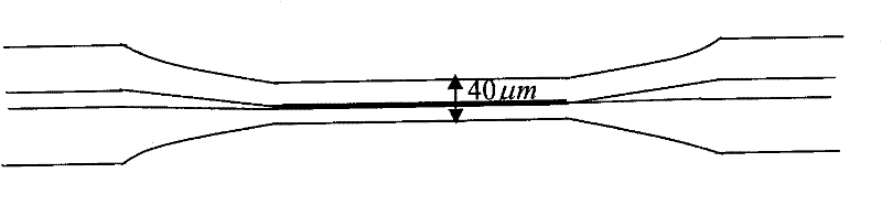 M-Z type spectra shaper for optical fiber sensing