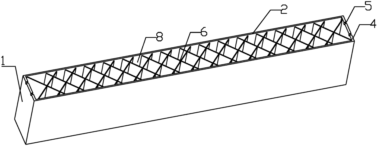 Rhombus multi-cavity steel plate-concrete composite beam