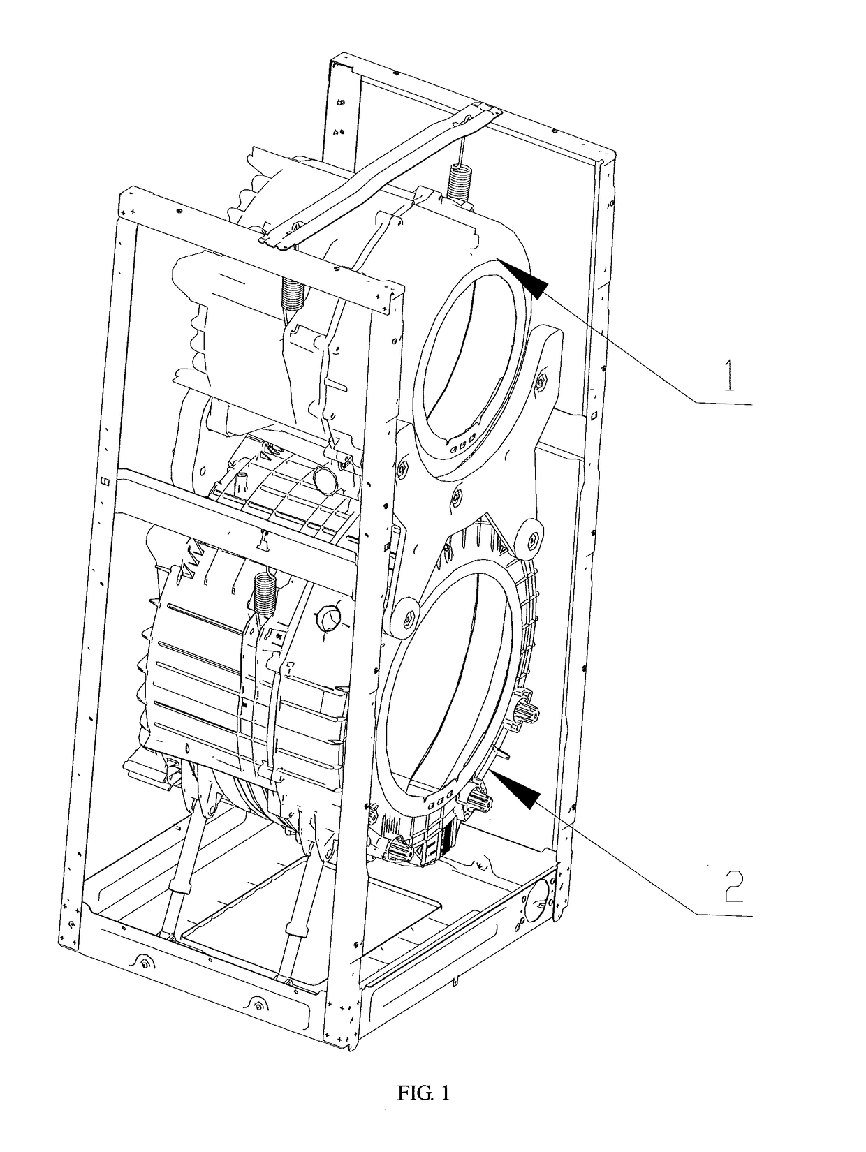 A drainage-dehydration control method of a multi-drum washing machine