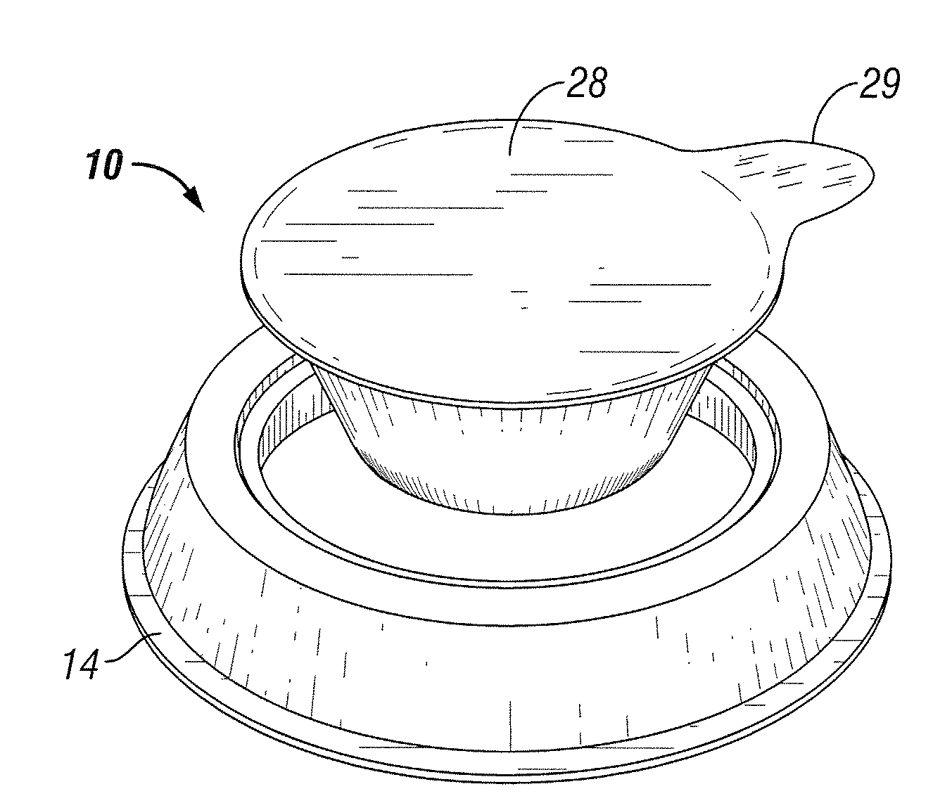 Multi-piece feeding bowl