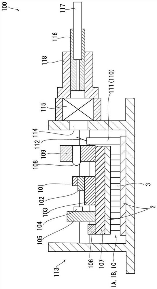 Thermoelectric module and method for manufacturing thermoelectric module post