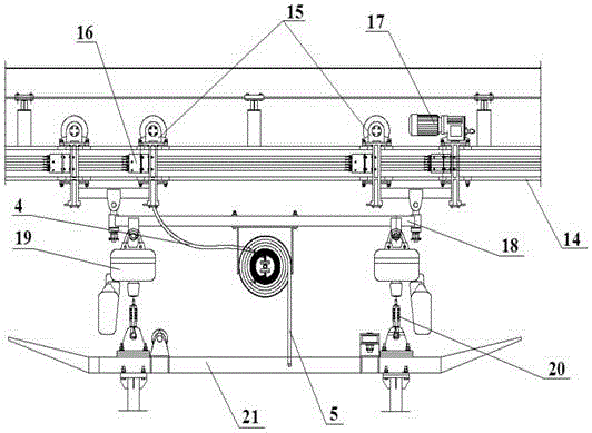 Cable reel and self-propelled hoist conveying device using same