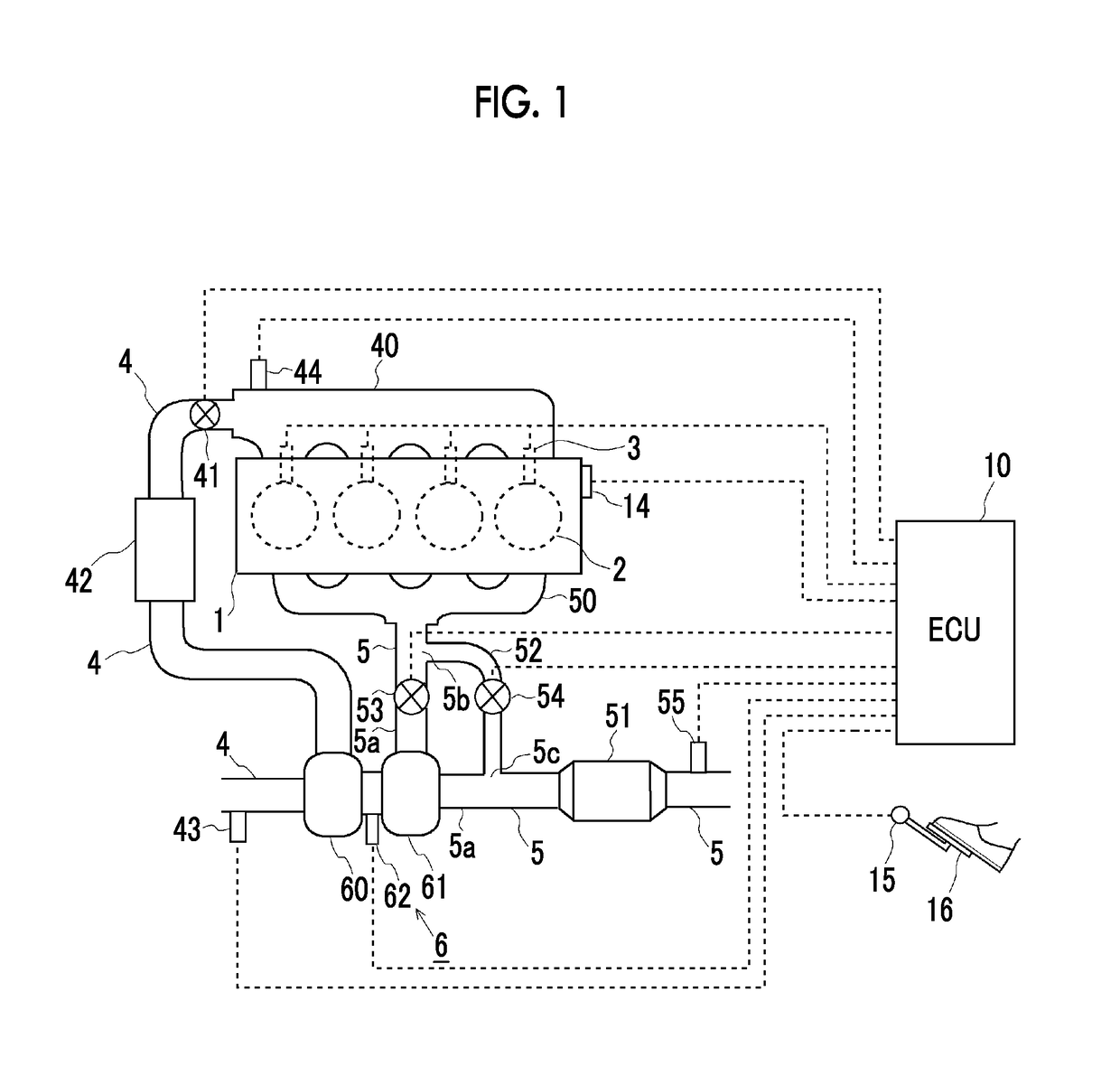 Warm-up system for exhaust gas apparatus