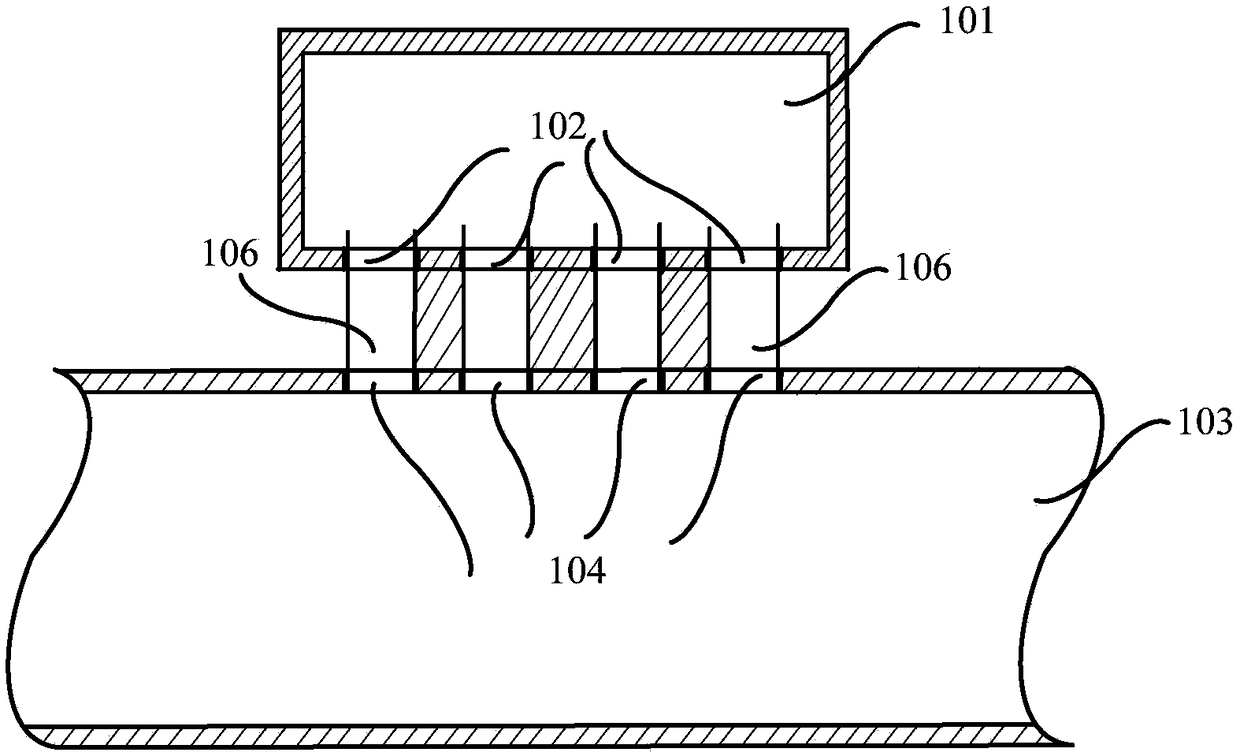 Silencing device, silencing system and cleaning equipment