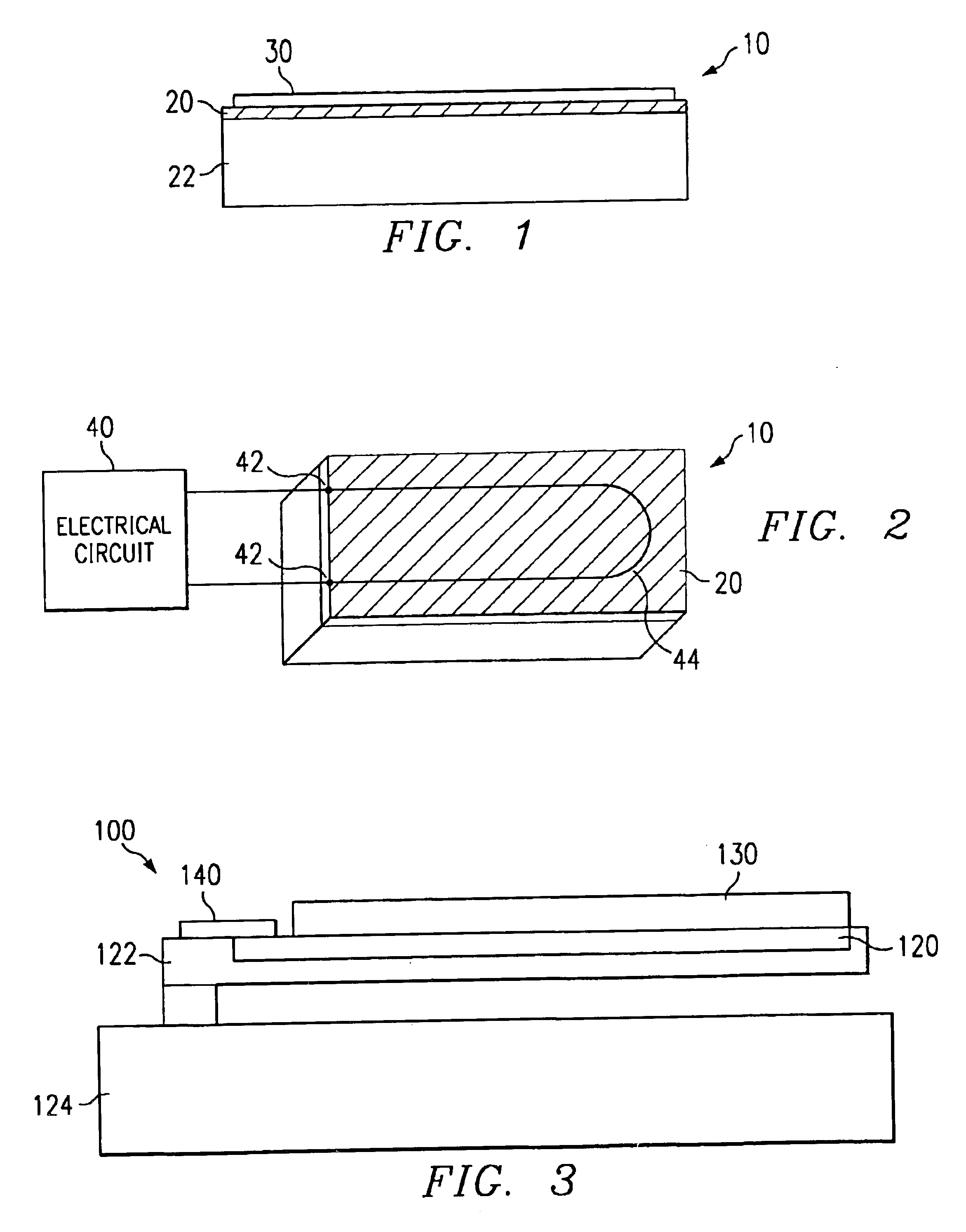 Sensor for detecting small concentrations of a target matter