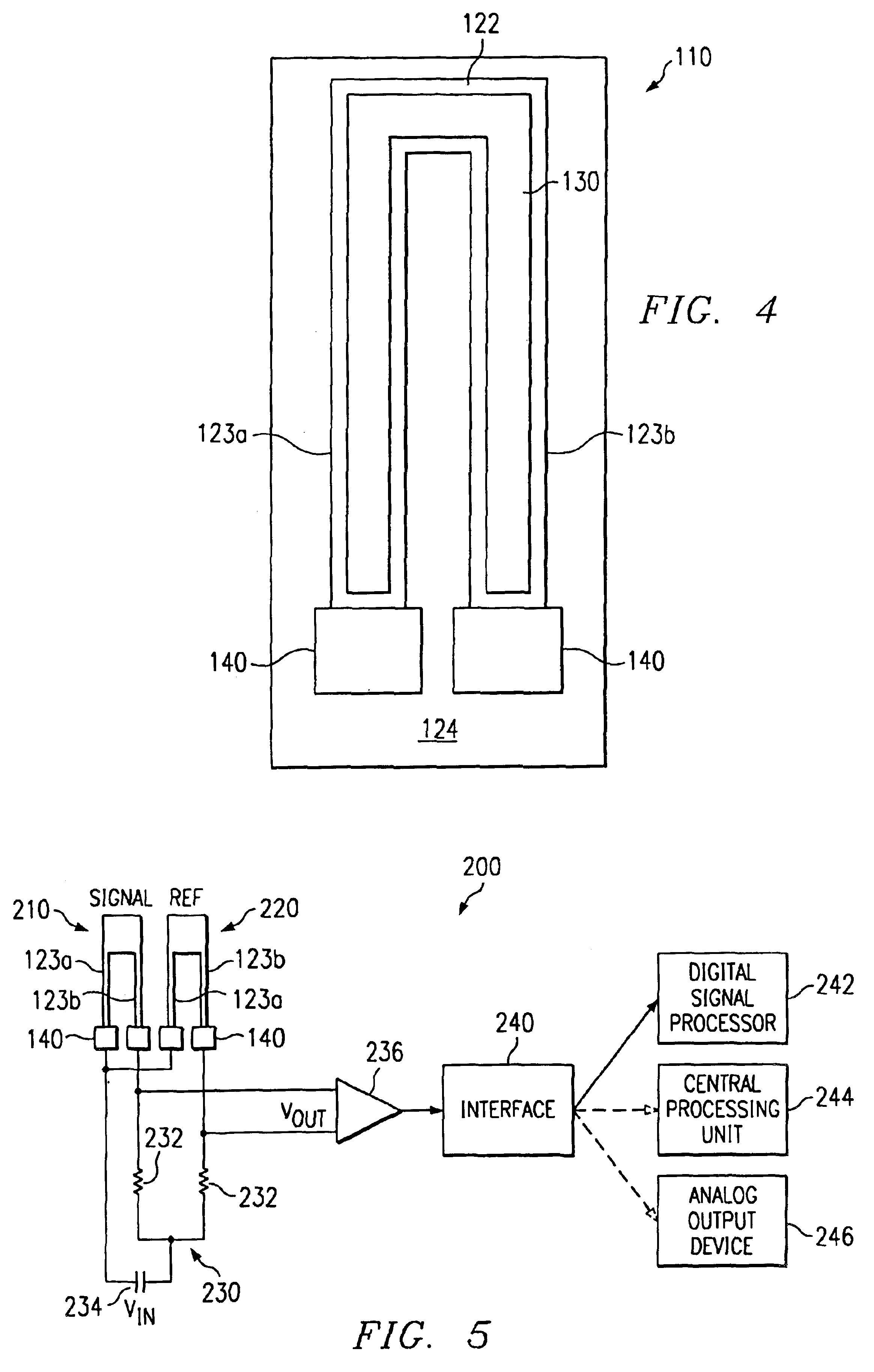 Sensor for detecting small concentrations of a target matter