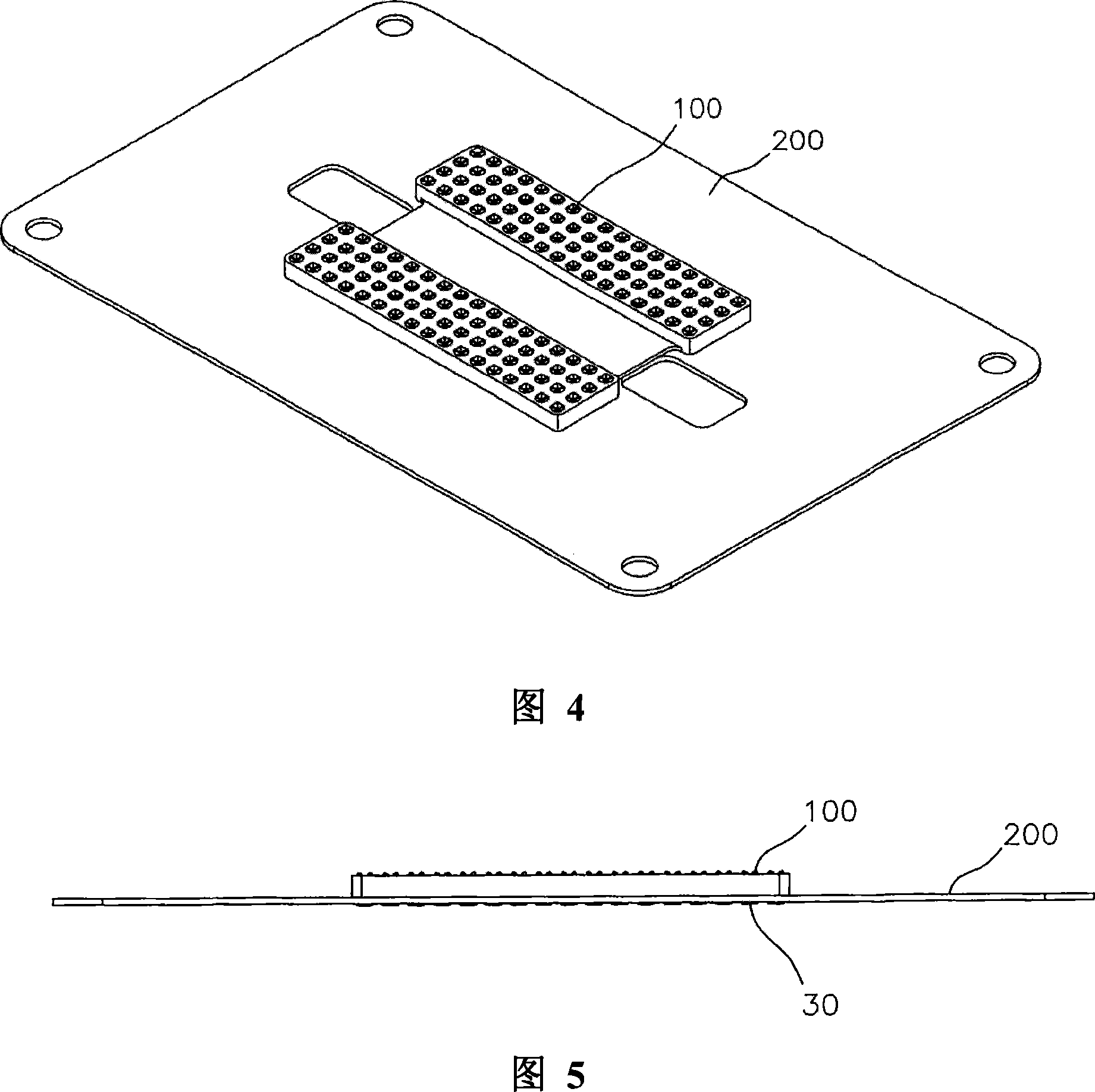 Contact probe and socket for testing semiconductor chips