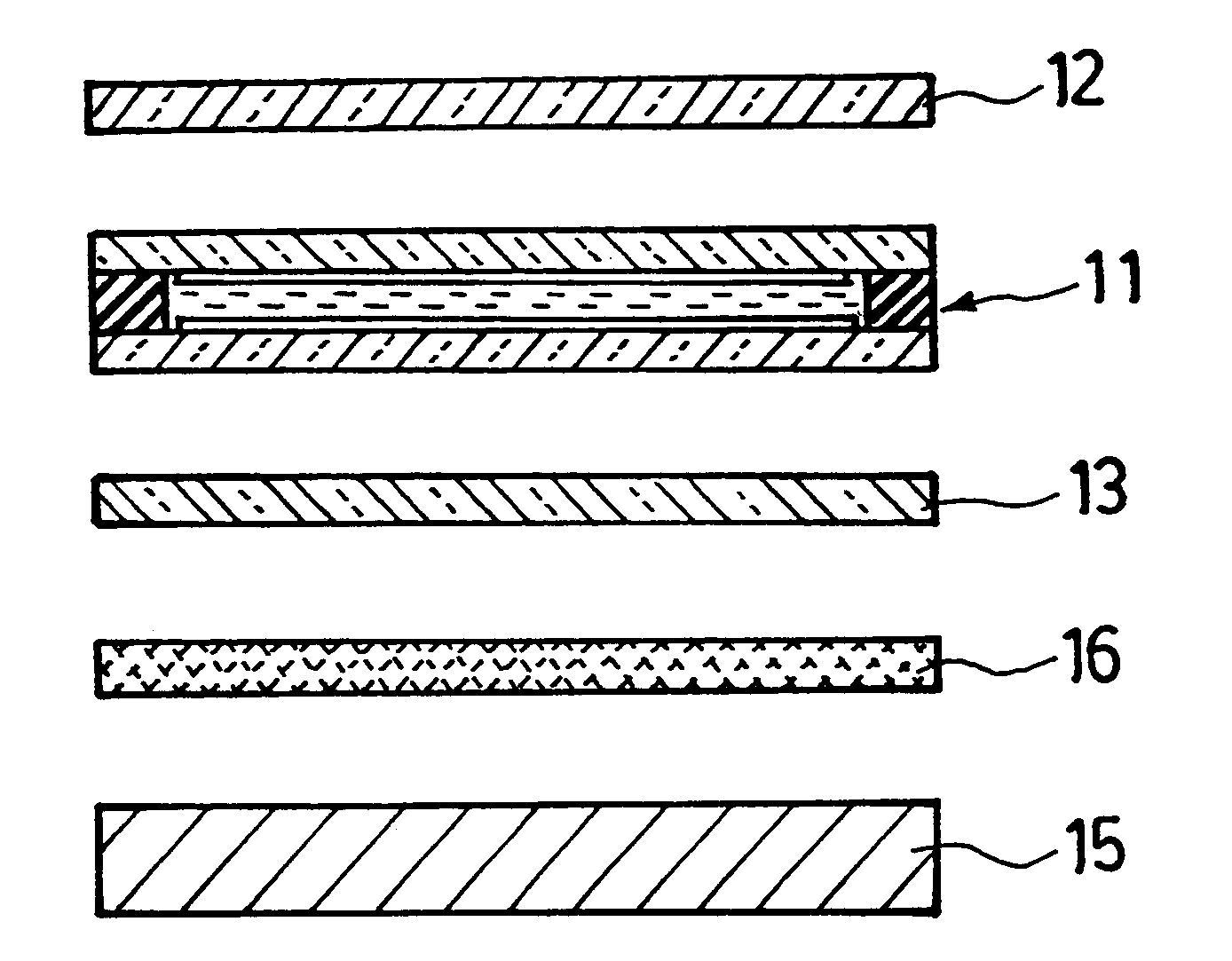 Liquid crystal display device with two reflective polarizers providing metallic appearance effects