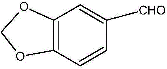 Reaction treatment method of heliotropin intermediate 3,4-dioxymethylene mandelic acid