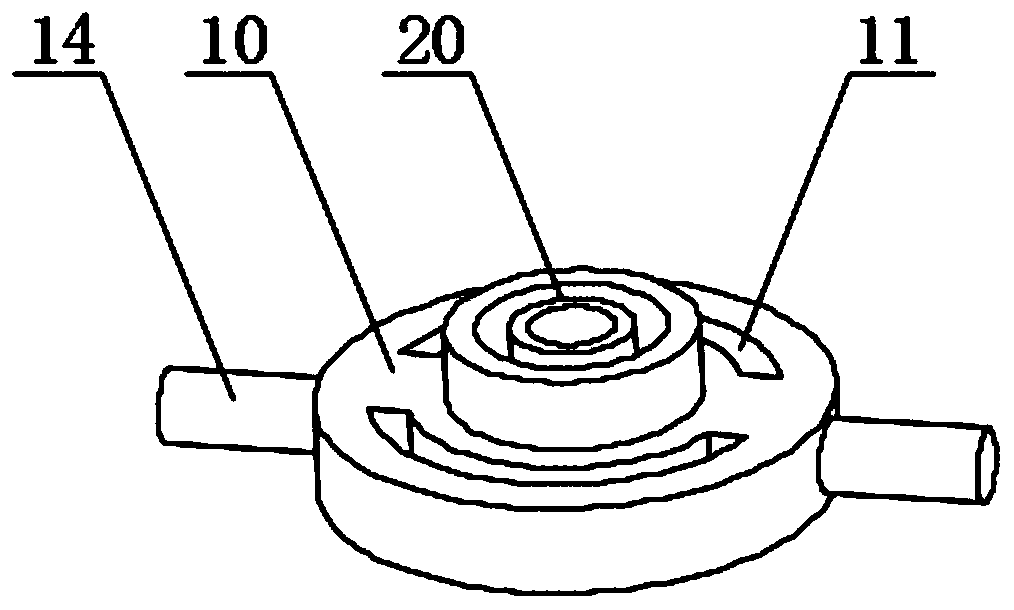 Double-metal composite plate forming die for manufacturing sliding bearing