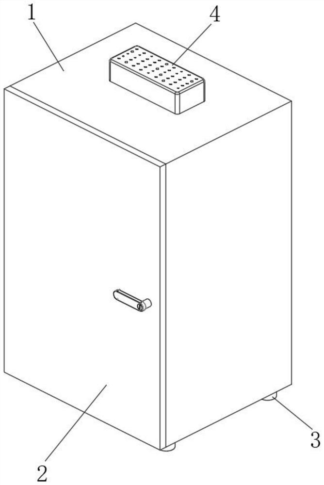 Environment-friendly landscape environment design sample storage device