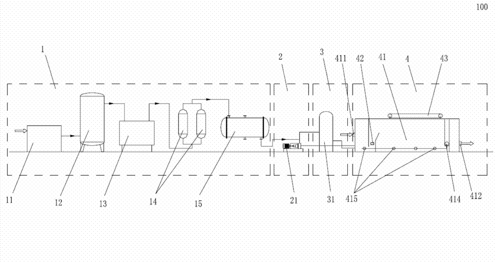 Method and device for pretreating thickened oil refining sewage