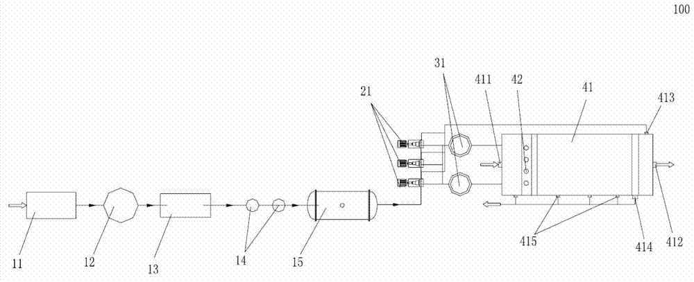 Method and device for pretreating thickened oil refining sewage