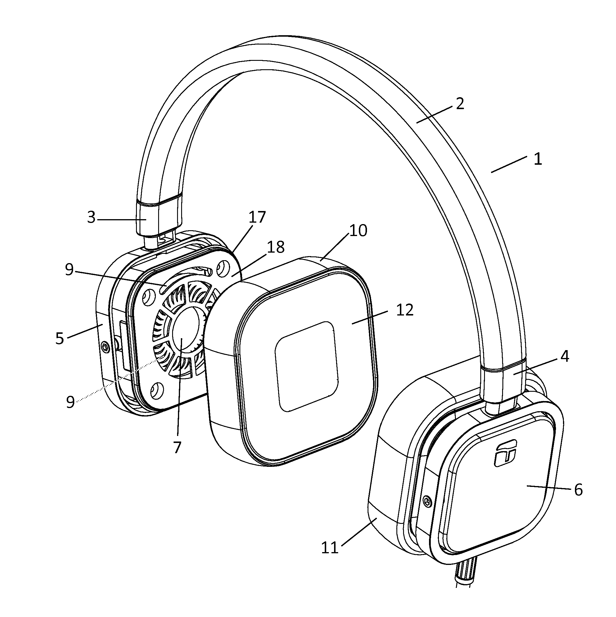 Acoustically tunable headphones