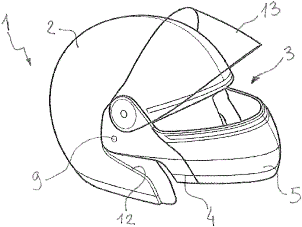 Full helmet half helmet convertible protective helmet