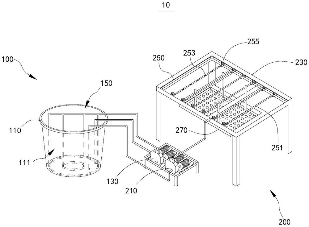 A system and device for anti-clogging simulation of drip irrigation with high sand content water source