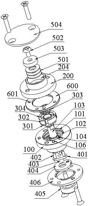 Hinge device for lamps