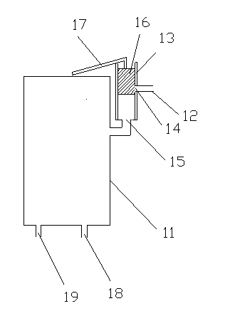 Closed soft water box of pipeline water dispenser