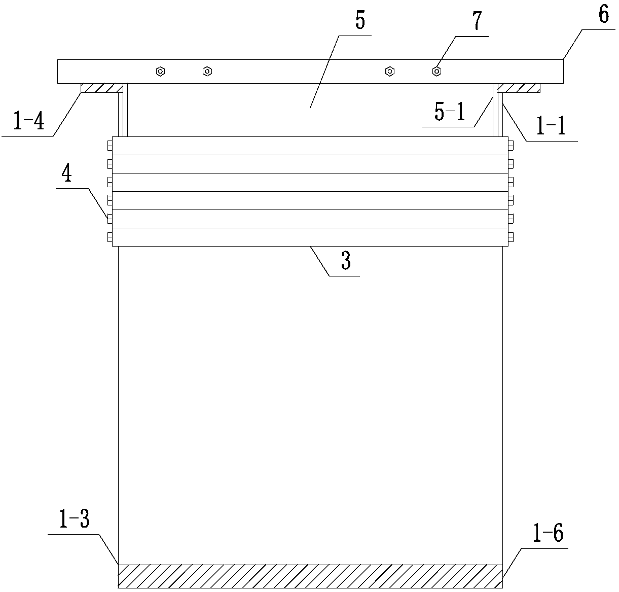 Model test device for foundation pit excavation under complex groundwater environment