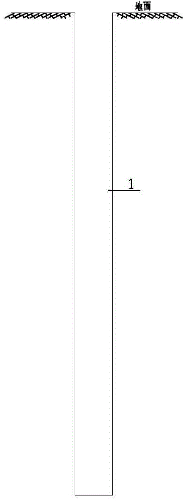 Composite pile structure serving as main structure stand column and construction method thereof
