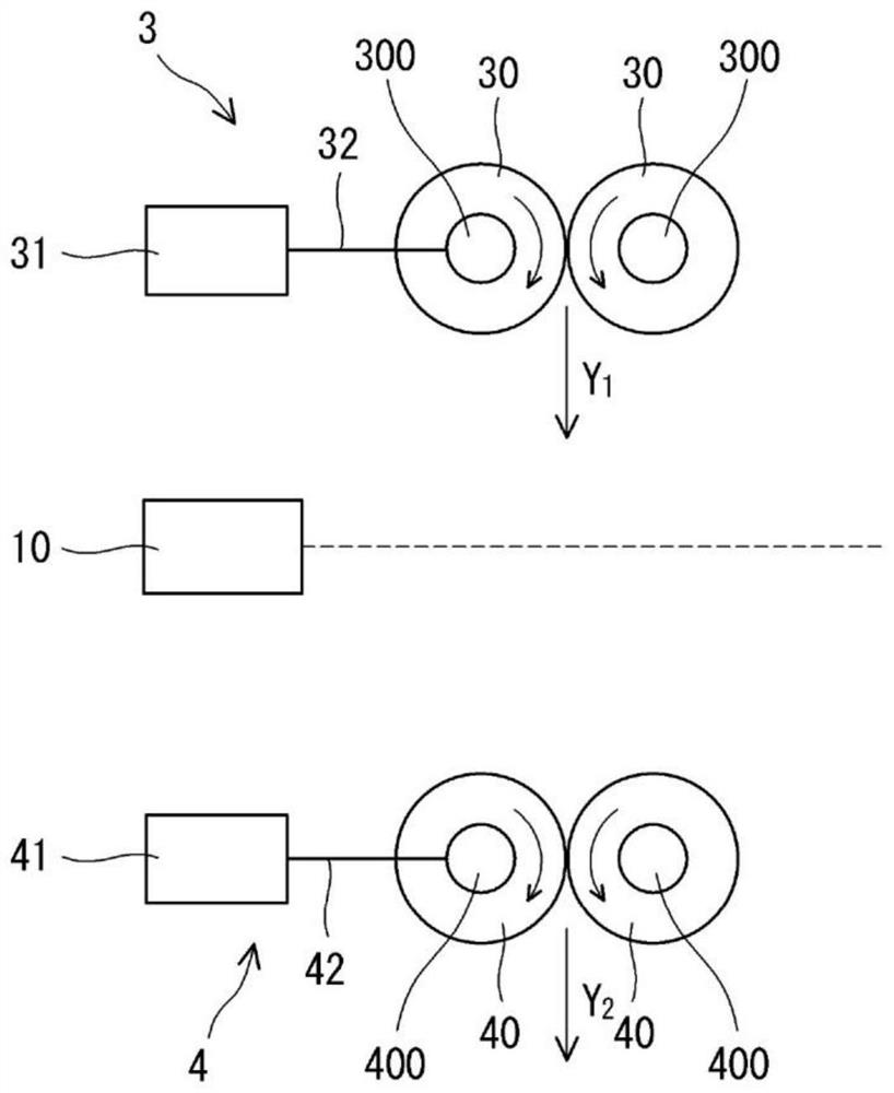 Stacking device and method for sorting