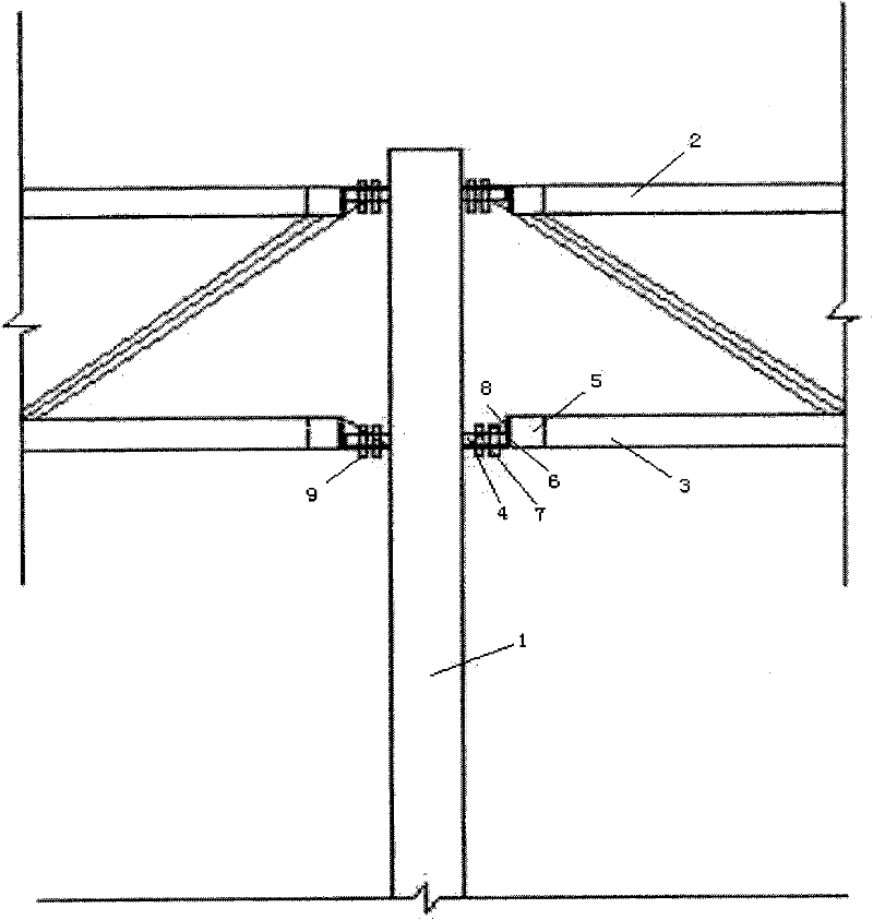 Installation method of combined joint with steel structure