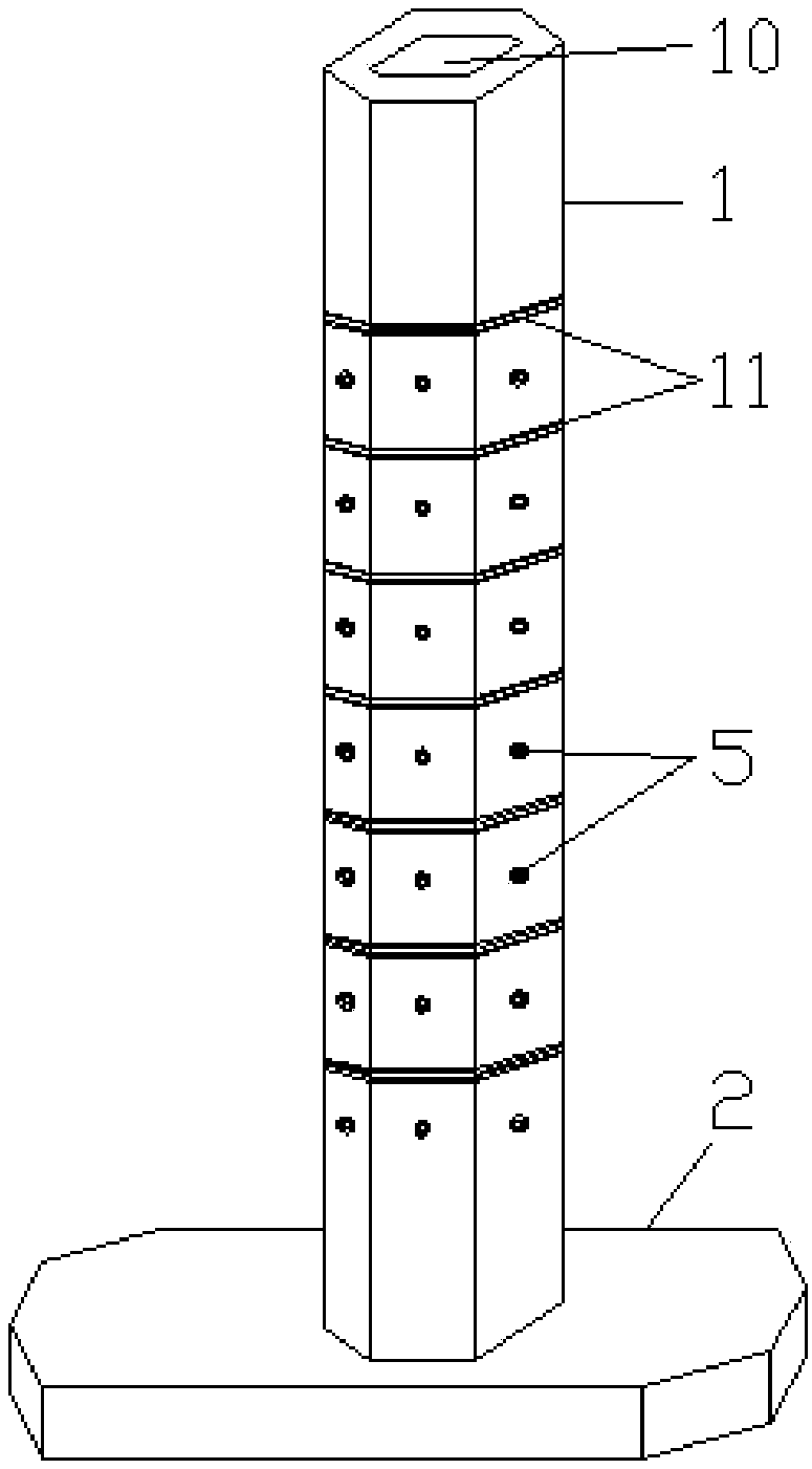 Convenient-to-carry stable and durable exhibition stand and supporting exhibition board and manufacturing method of supporting exhibition board