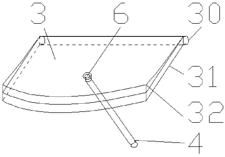 Convenient-to-carry stable and durable exhibition stand and supporting exhibition board and manufacturing method of supporting exhibition board