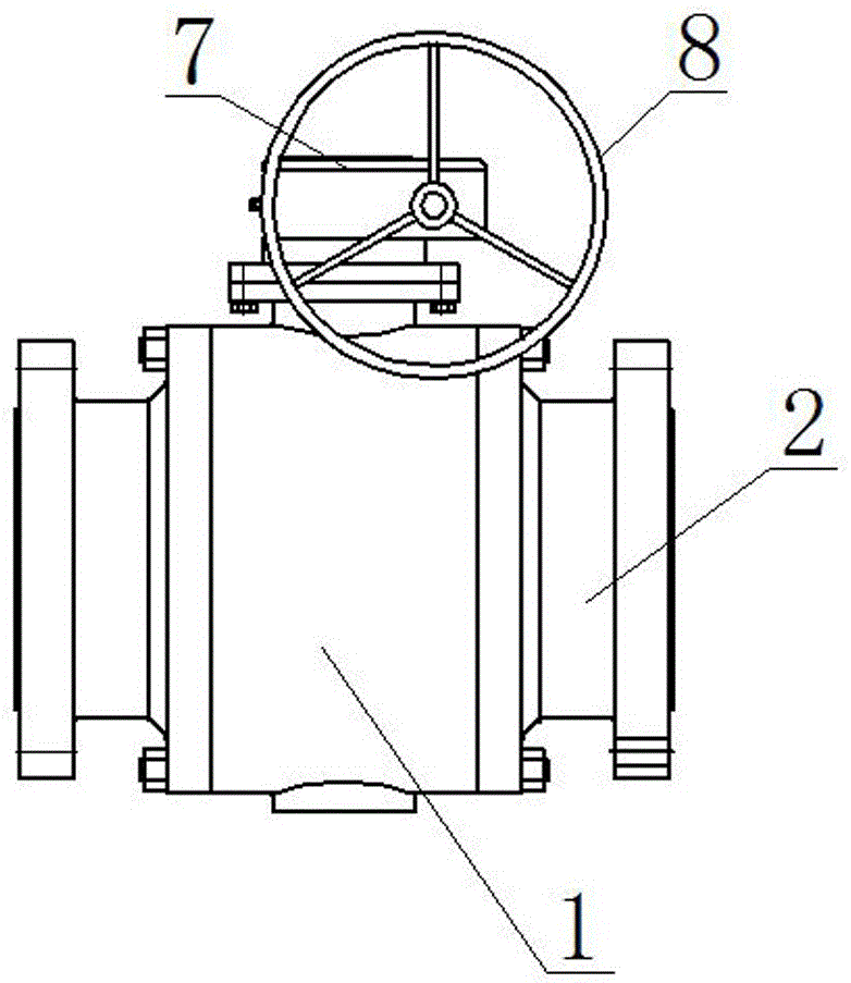 Fixed ball valve